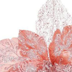 Flor navideÑa palo de rosa
