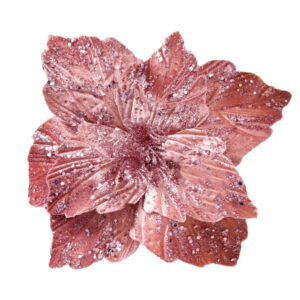 Flor navideÑa palo de rosa