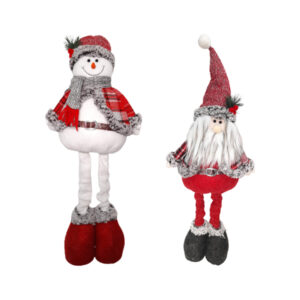 MuÑeco navideÑo patas largas 74 cm