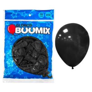 Bomba lisa negra r12 x50