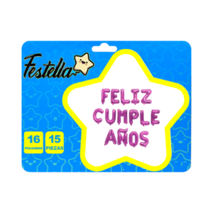 Globo de letra feliz cumpleaÑos decorativo, variedad de colores