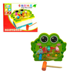 Juego didÁctico de desarrollo motriz en madera con topos para niÑos - 9.5cm x 19cm x 22cm