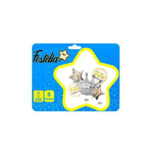 Kit globo forma de corona x5 pieza