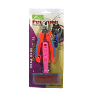 Set cepillo, cortauÑas , pito para mascota bmr-974