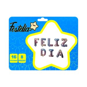 Kit globo letras feliz dia