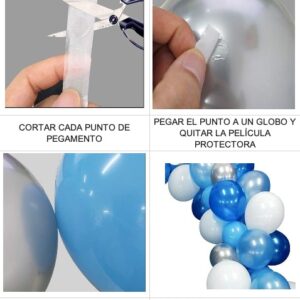 Cinta para globos 100 puntos
