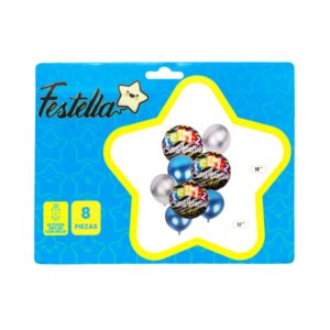 Kit globo surtido x8