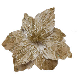 Flor navideÑa dorada