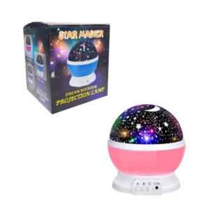 Lampara rotatoria proyector cielo estrellas, noche dormir luz
