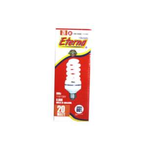 Bombillo espiral eterna 20w