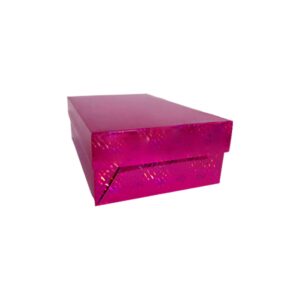 Caja para regalo estilo holograma rectangular-35cm x 23cm x 12cm