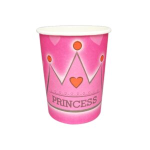 Vasos de fiesta princess rosa x10