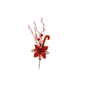 Pin navideÑo rojo