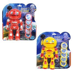 Robot lanza tazos (20x18cm)
