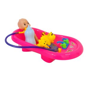 Juego de baÑera con accesorios para niÑa x 6pcs