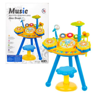 Bateria luz y sonido con silla