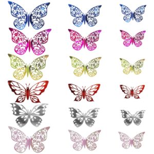 Stikers mariposas en bolsa x12
